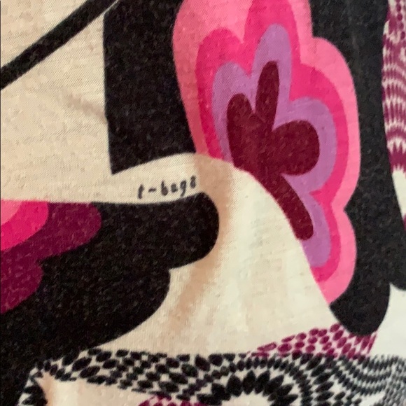 T-Bags Deep V Neck Mini Dress. Size Small. - Picture 5 of 11